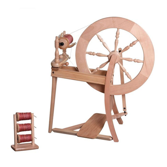 Ashford Traditional Spinning Wheel Single Drive Lacquered - Prismatic Fiber Arts