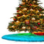 Premium Faux Fur Christmas Tree Skirt - 30 Inch | Luxurious Holiday Decorations - Prismatic Fiber Arts