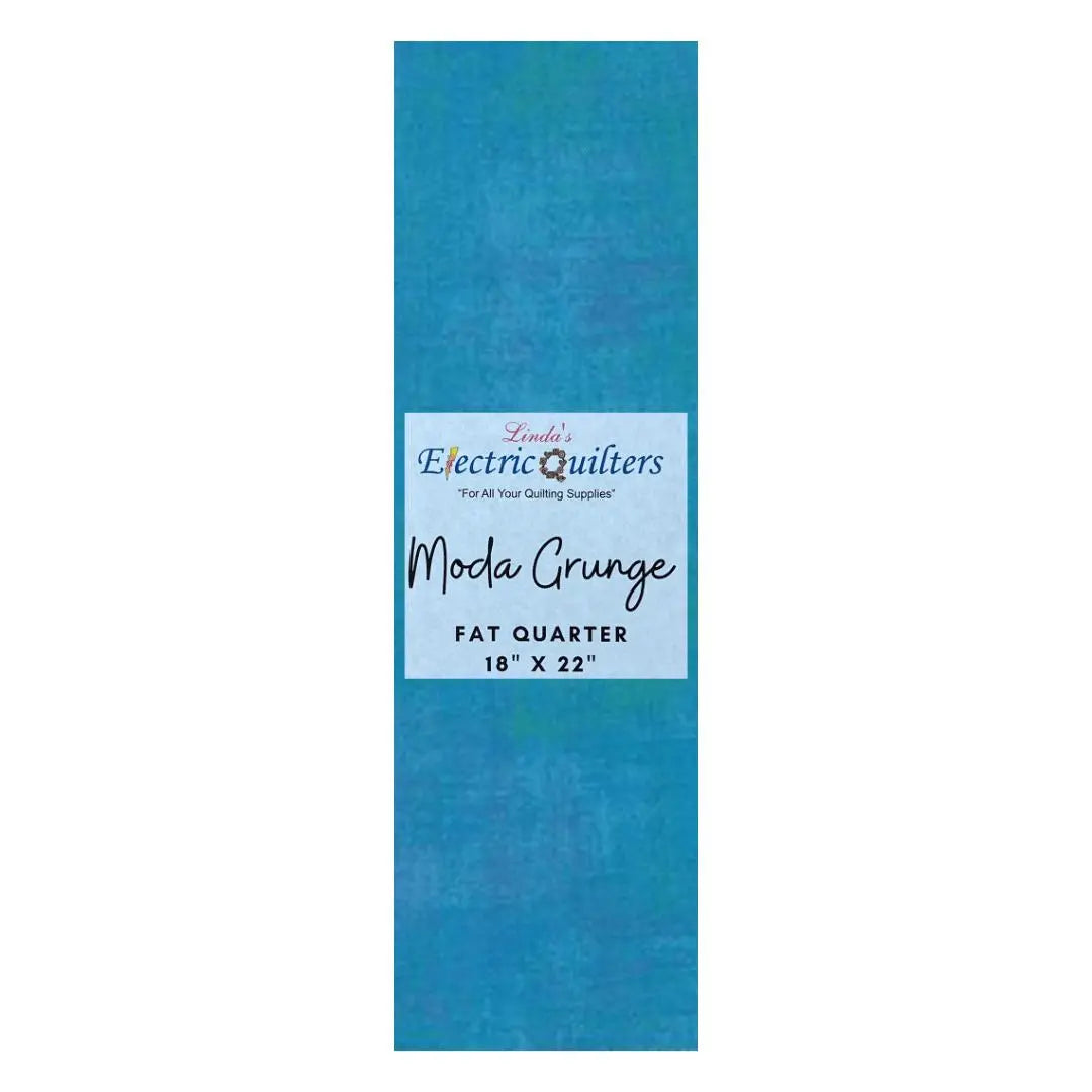 298 Turquoise Moda Grunge - Fat Quarter - Prismatic Fiber Arts