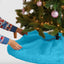 Premium Faux Fur Christmas Tree Skirt - 30 Inch | Luxurious Holiday Decorations - Prismatic Fiber Arts