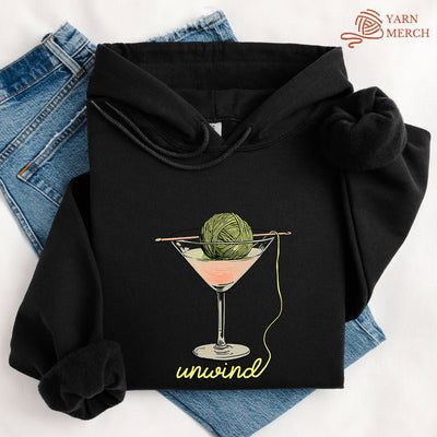 Unwind Hoodie - Prismatic Fiber Arts