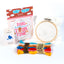 "Take Your Time" Eco-Embroidery Kit w. Tea Time Pattern (Joyful Threads Winter Dreaming) - Prismatic Fiber Arts