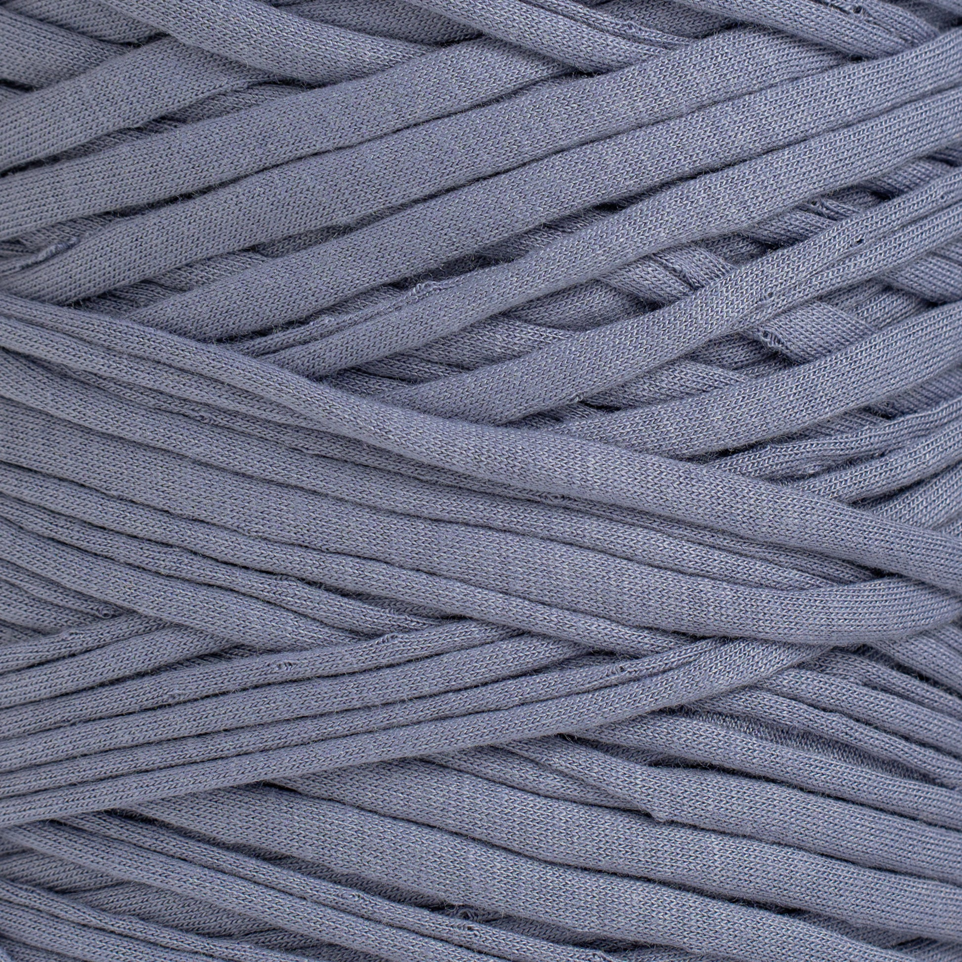 Recycled T-Shirt Fabric Yarn - Violet Color - Prismatic Fiber Arts