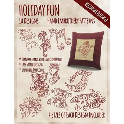 Holiday Fun Hand Embroidery Patterns