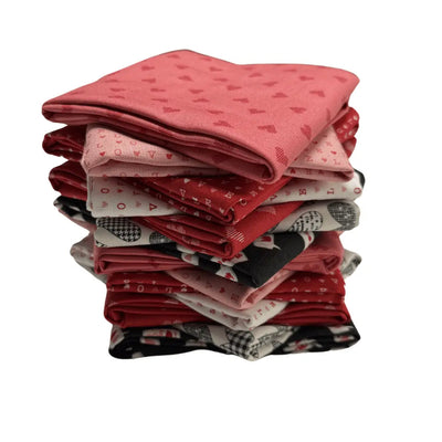 Valentine's Day Fat Quarter Bundle - Set of 14 - Prismatic Fiber Arts
