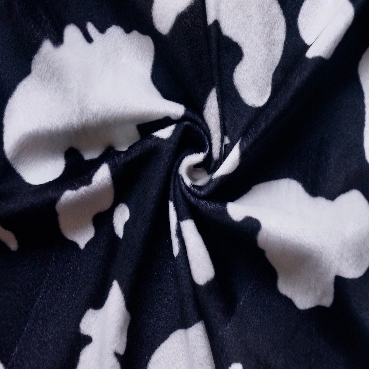 Cow Print Velboa Faux Fur - Prismatic Fiber Arts