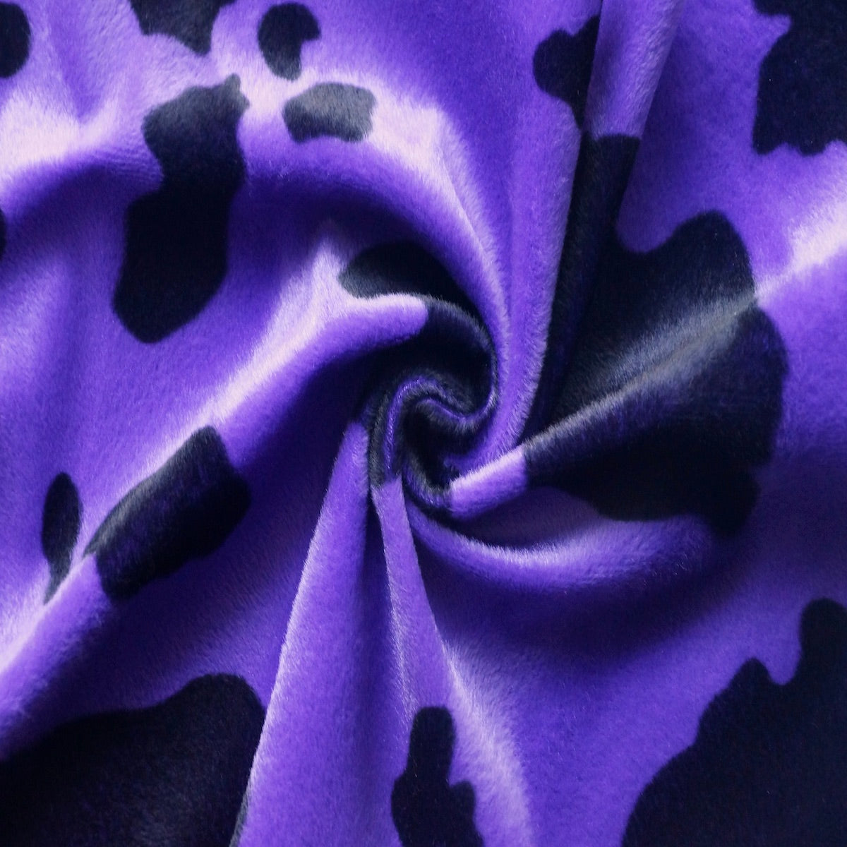 Cow Print Velboa Faux Fur - Prismatic Fiber Arts