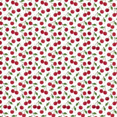 Very Cherry Scarlet Digital Cuddle Fabric per yard - Prismatic Fiber Arts