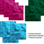 FabricLA 10x10 Faux Fur Squares - 8-Pack DIY Shaggy Patches - Prismatic Fiber Arts