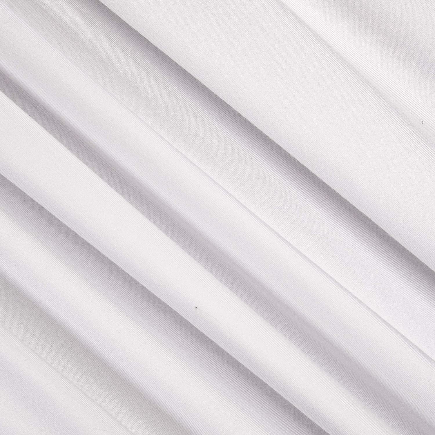 Viscose Spandex Jersey Knit Fabric | White PFP - Prismatic Fiber Arts