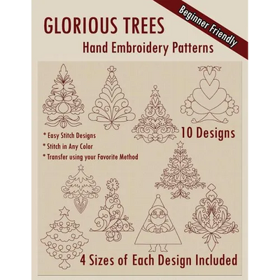 Glorious Trees Hand Embroidery Patterns