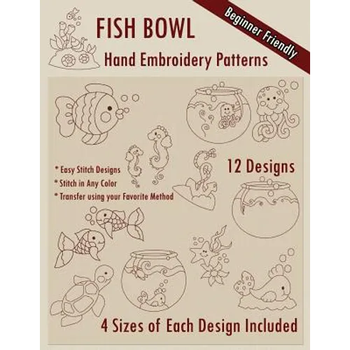 Fish Bowl Hand Embroidery Patterns