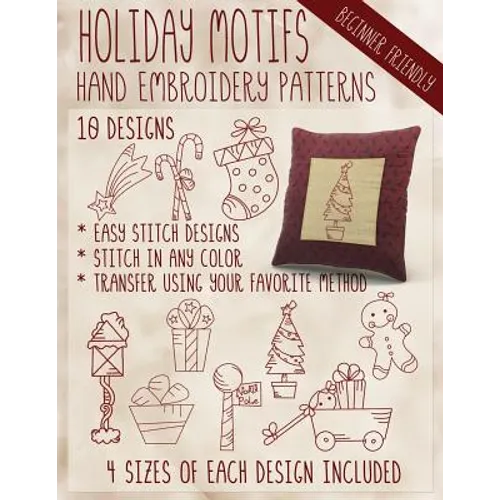 Holiday Motifs Hand Embroidery Patterns