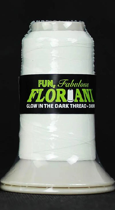 WHITE - Floriani Thread 40 weight 300M - Prismatic Fiber Arts