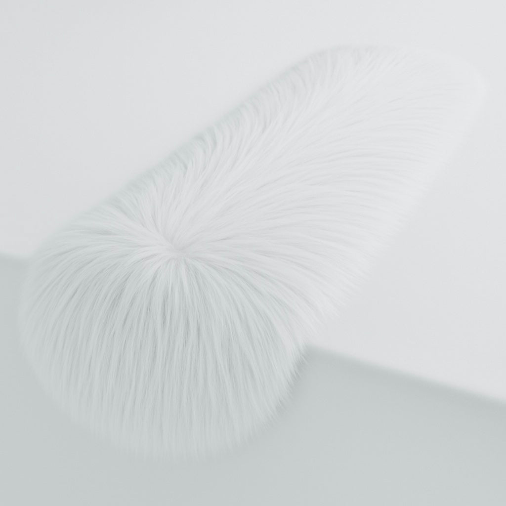Luxurious Shaggy Faux Fur Tablecloth | Elegant Faux Fur for Dining Table by FabricLA - Prismatic Fiber Arts