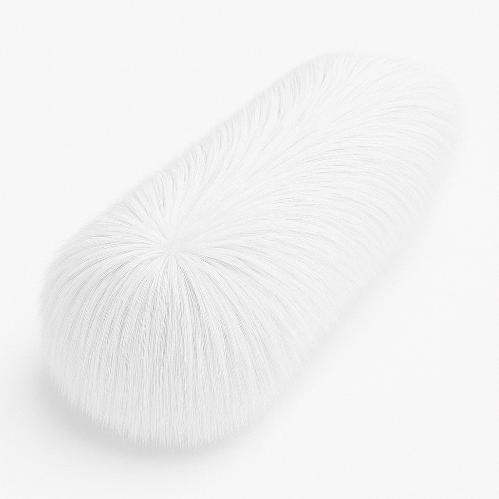 Faux Fur Table Runners – Elegant Decor for Every Occasion - White - Prismatic Fiber Arts