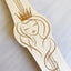 Jewel Loom Upright Wood Long Bead Loom 4" x 25" Perfect for Beaded Hatband Pattern - Prismatic Fiber Arts