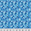 Wanderlust Daisies Quilting Cuddle Blue Fabric per yard - Prismatic Fiber Arts