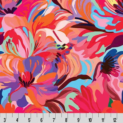 Wanderlust Florals Quilting Cuddle Pink Fabric per yard - Prismatic Fiber Arts
