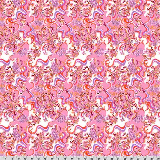 Wanderlust Paisley Quilting Cuddle Pink Fabric per yard - Prismatic Fiber Arts