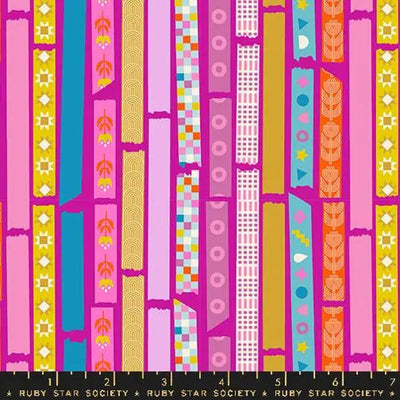 Washi Plus Berry 43"/44" Fabric Per Yard - Prismatic Fiber Arts