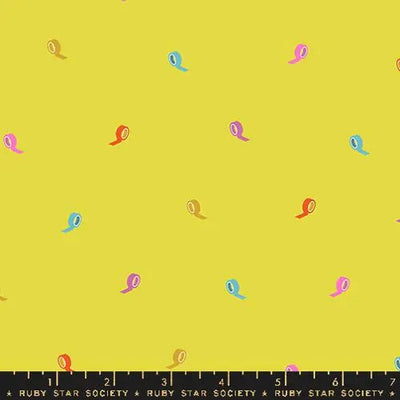 Washi Plus Citron 43"/44" Fabric Per Yard - Prismatic Fiber Arts