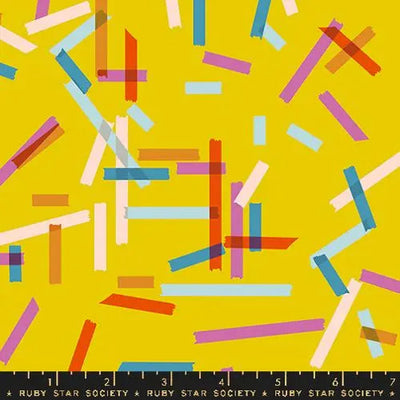 Washi Plus Goldenhour Novelty Tape 43"/44" Fabric Per Yard - Prismatic Fiber Arts