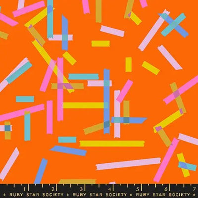 Washi Plus Goldfish Novelty Tape 43"/44" Fabric Per Yard - Prismatic Fiber Arts