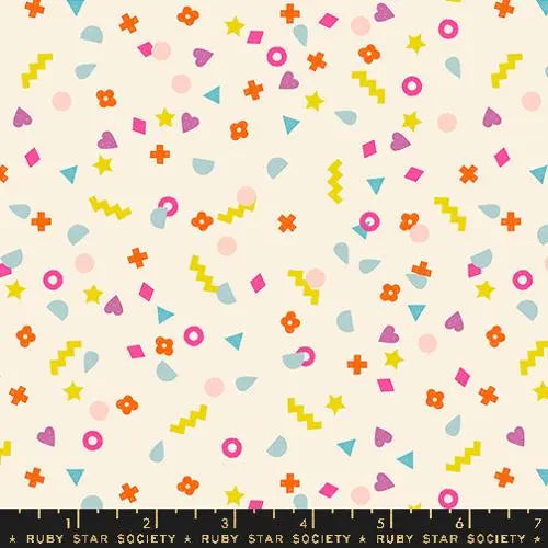 Washi Plus Natural Ditsy Childerns 43"/44" Fabric Per Yard - Prismatic Fiber Arts