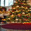 Premium Faux Fur Christmas Tree Skirt - 40 Inch | Luxurious Holiday Decorations - Prismatic Fiber Arts