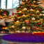 Premium Faux Fur Christmas Tree Skirt - 48 Inch | Luxurious Holiday Decorations - Prismatic Fiber Arts