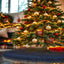 Premium Faux Fur Christmas Tree Skirt - 48 Inch | Luxurious Holiday Decorations - Prismatic Fiber Arts