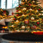 Premium Faux Fur Christmas Tree Skirt - 60 Inch | Luxurious Holiday Decorations - Prismatic Fiber Arts