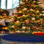 Premium Faux Fur Christmas Tree Skirt - 40 Inch | Luxurious Holiday Decorations - Prismatic Fiber Arts