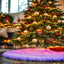 Premium Faux Fur Christmas Tree Skirt - 60 Inch | Luxurious Holiday Decorations - Prismatic Fiber Arts