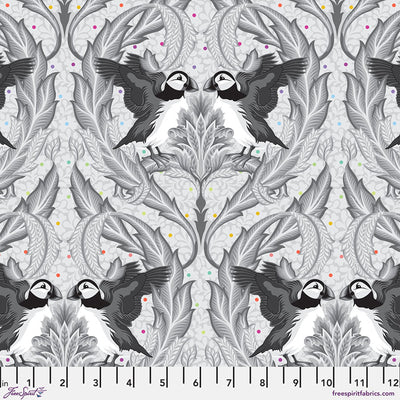 Whisper Huffin Puffin Graywork 43/44" Cotton Fabric Per Yard - Prismatic Fiber Arts