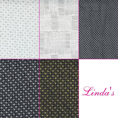 Whispers Metallic Fat Quarter Bundle - Set of 10 - Prismatic Fiber Arts