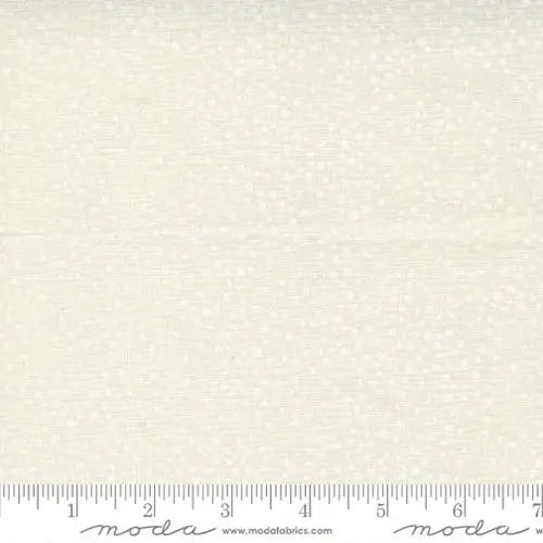 White Cream Dotty Thatched 44"/45" Fabric Per Yard - Prismatic Fiber Arts