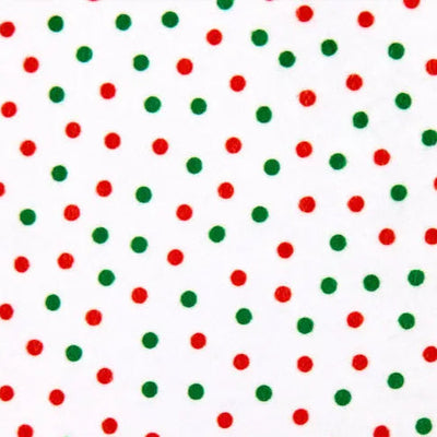 White Dot Digital Cuddle Christmas Fabric per yard - Prismatic Fiber Arts