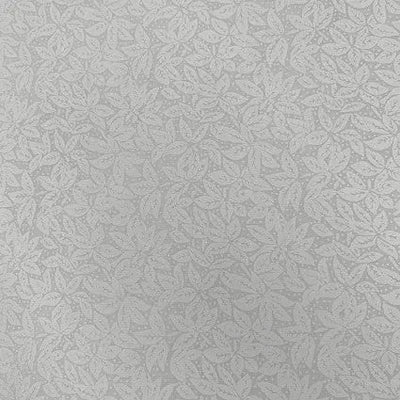 White Leaves Tone on Tone Cotton Wideback Fabric per yard - Prismatic Fiber Arts