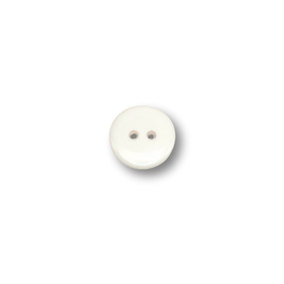 Faux Mother of Pearl Round - 14MM Button - Prismatic Fiber Arts