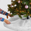 Premium Faux Fur Christmas Tree Skirt - 30 Inch | Luxurious Holiday Decorations - Prismatic Fiber Arts