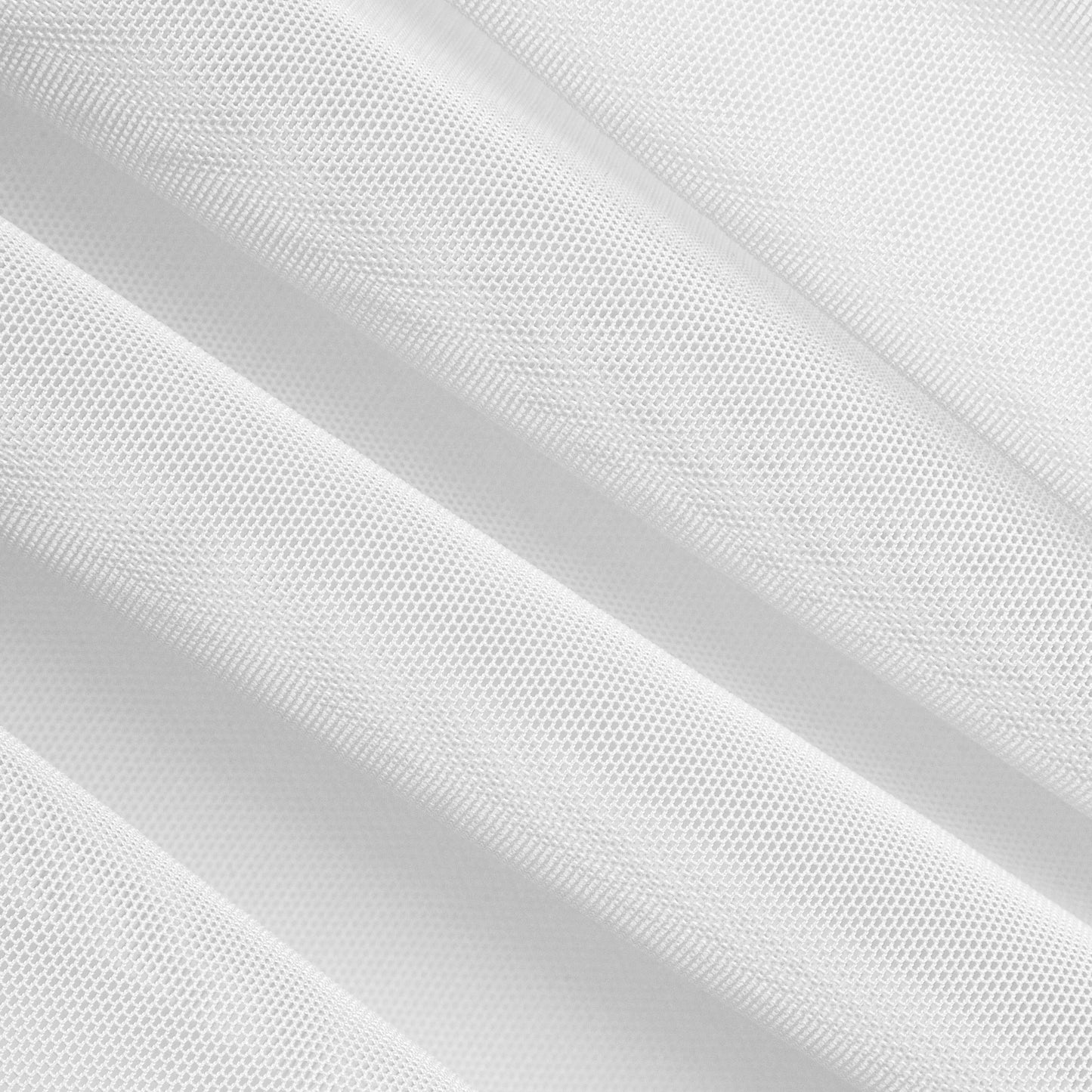 Nylon Spandex Performance Power Mesh Fabric | White - Prismatic Fiber Arts