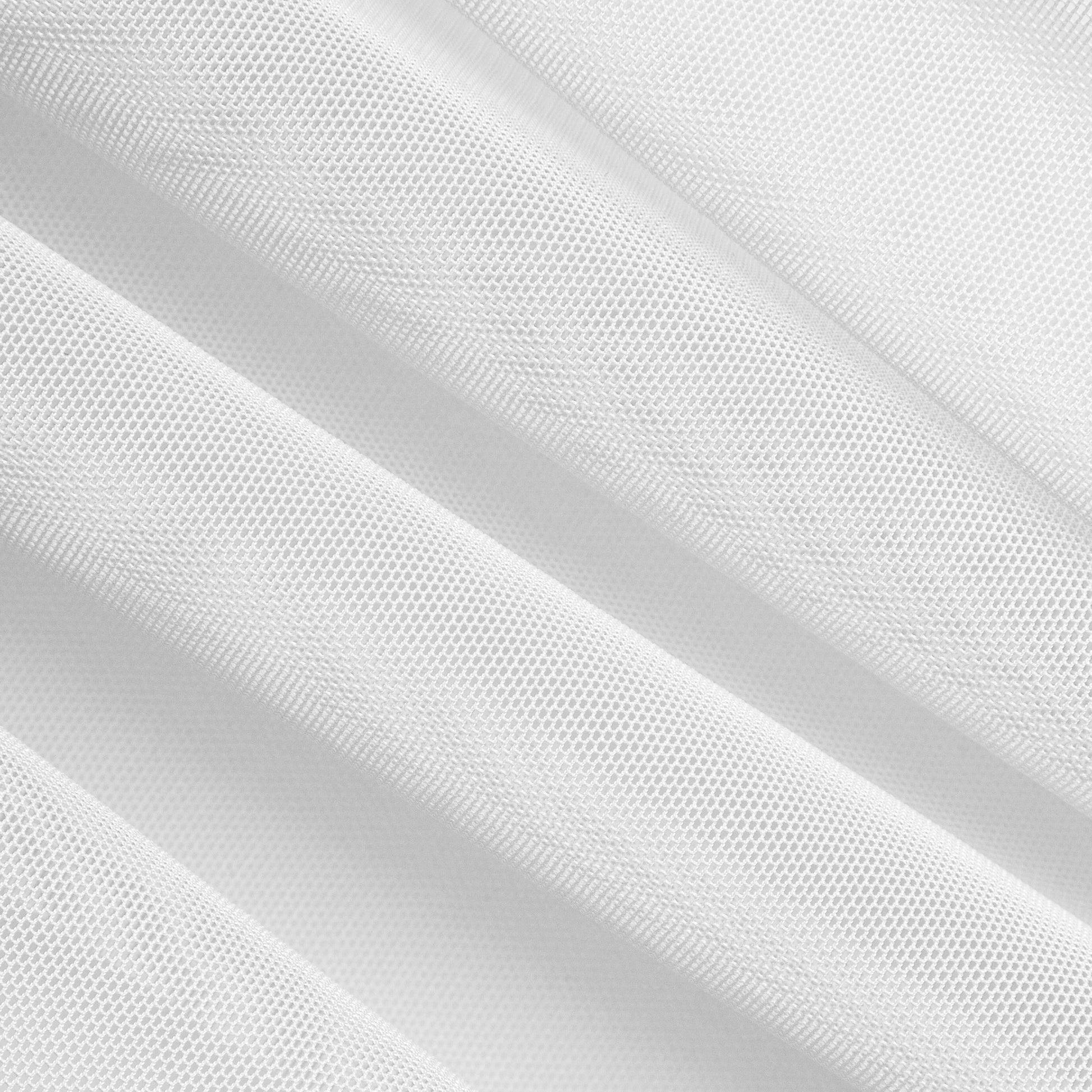 Nylon Spandex Performance Power Mesh Fabric | White - Prismatic Fiber Arts
