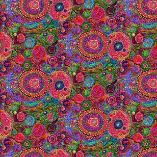 Who Let The Birds Out Beads Cotton 44"/45" Fabric Per Yard - Prismatic Fiber Arts