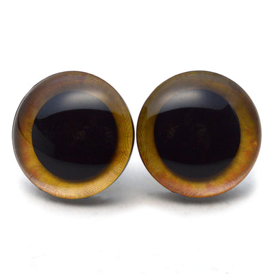 Wild Creature Yellow Plastic Safety Eyes - Prismatic Fiber Arts