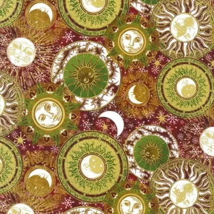 Winter Solstice II Celestial 44"/45" Fabric Per Yard - Prismatic Fiber Arts