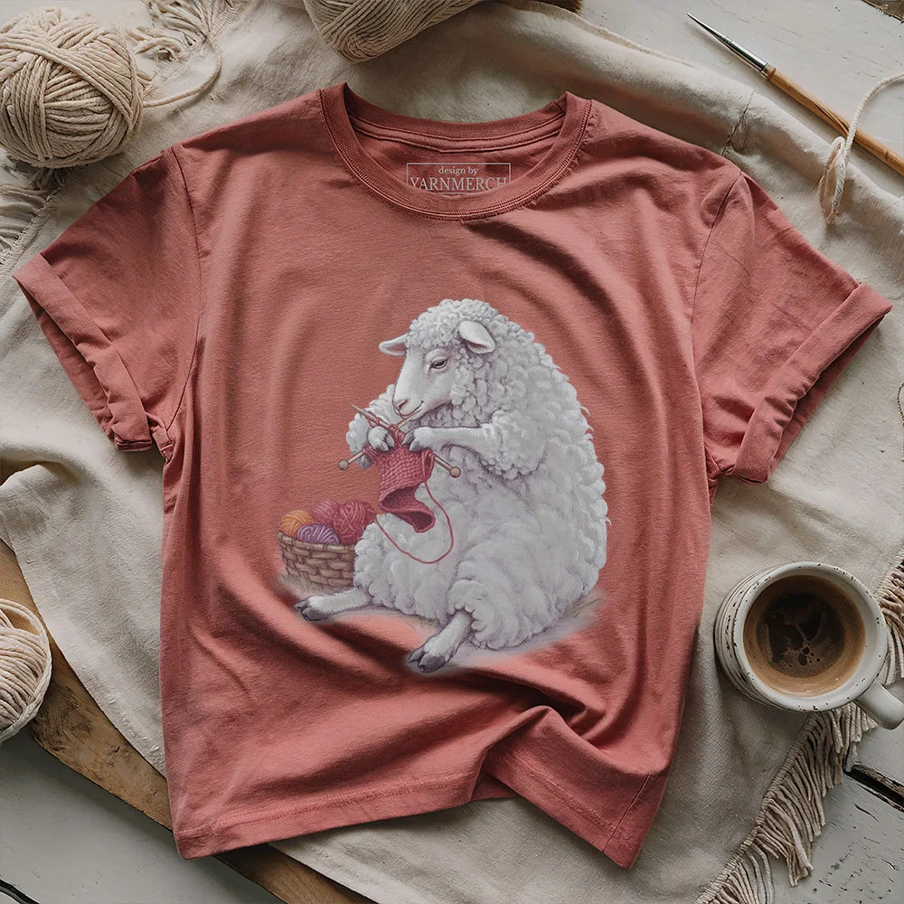 Woolly Knitting T-shirt - Prismatic Fiber Arts
