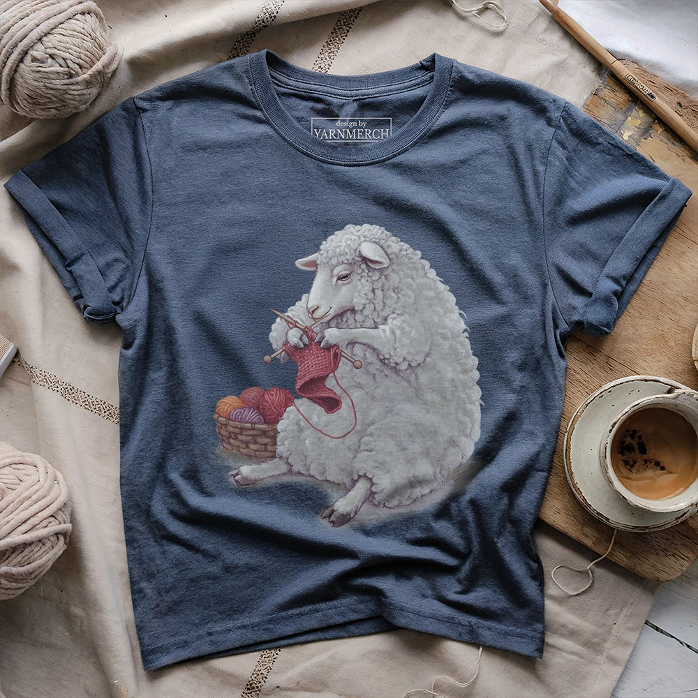 Woolly Knitting T-shirt - Prismatic Fiber Arts