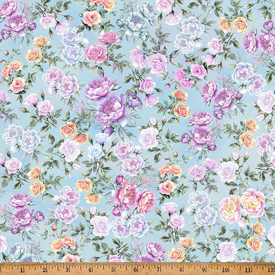 Hyacinth Floral Soiree 43"/44" Fabric Per Yard - Prismatic Fiber Arts